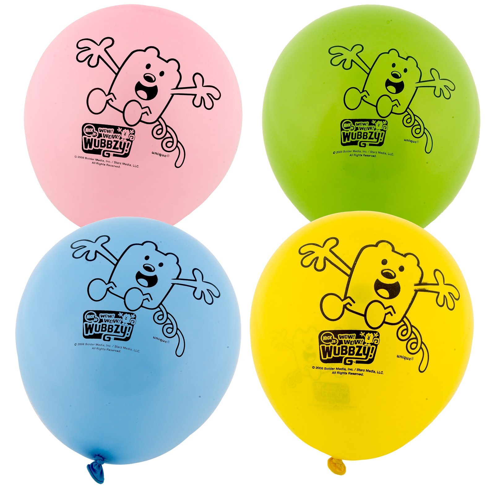 Rubie's Wubbzy 12" Printed Latex Balloons Asst. (8 count)