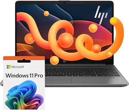 HP 255 G10 Laptop for Home or Work, 15.6" Full HD, Ryzen 3 7330U Beat Intel i5-1135G7, HDMI, USB-C, Windows 11 Home 2024 with Ethernet Port, 16GB RAM | 1TB Storage