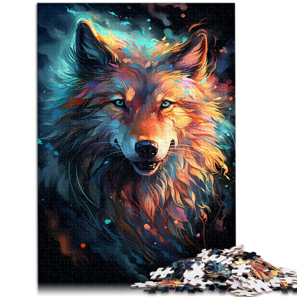 1000 Piece Jigsaw Puzzles for Adults Nebula Wolf s Puzzle Hands-on Game 50x70cm Unique Birthday and Gifts for ages 14+ — image 1