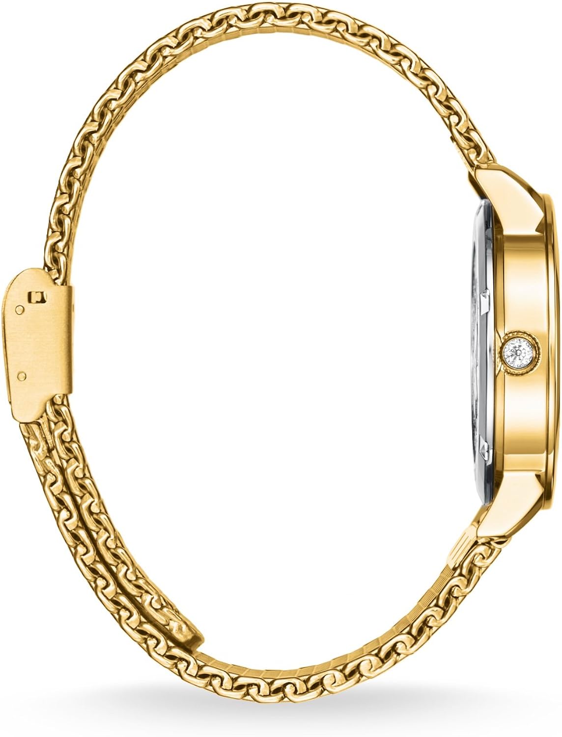 Thomas Sabo Women’s Watch Glam Spirit Stainless Steel, Stainless Steel Yellow Gold-Coloured, White, Gold, 33 mm - Image 4