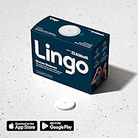 Vista 2 de Lingo Monitor Continuo de Glucosa (CGM) y Aplicación. Fabricado por Abbott. Conozca el impacto de lo que come. 1 biosensor Lingo dura hasta 14