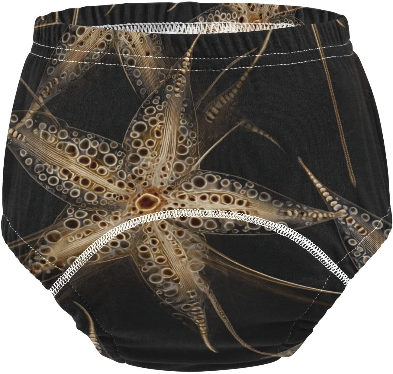 Baby Potty Training Pants Soft Cotton Sea Mantis Star Black Gold Nighttime Potty Training Underwear Underwear