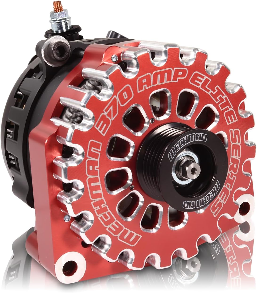 Mechman Alternators E Series 370 Amp RED 2005-2018 Compatible GM Truck