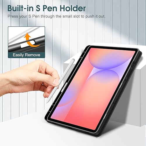 Miniatura 9 de Fintie Funda delgada para Samsung Galaxy Tab S9 FE de 10.9 pulgadasGalaxy Tab S9 de 11 pulgadas 2023 con soporte para S Pen integrado, TPU suave con