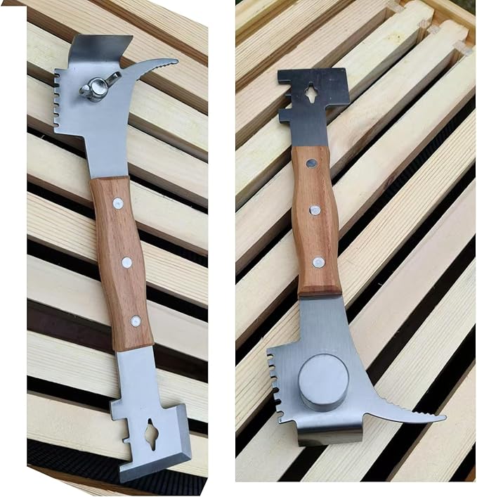 Herramienta Apícola Multipropósito 7 en 1 con Mango de Madera Dabkanna Ht-7 miniatura 2