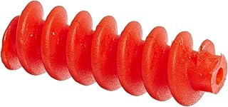 Ajax Scientific - ME213-0000S Plastic Gear Worm, 0.82cm Diameter x 2.46cm Length, Small, Red (Pack of 10)