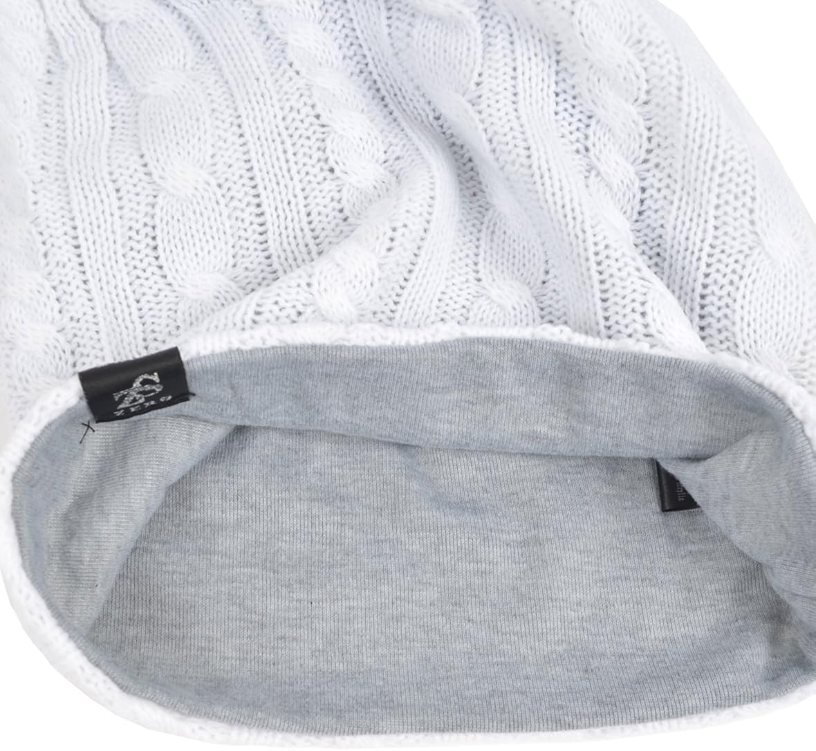 Miniatura 3 de VECRY Gorro de calavera para hombre largo y holgado hip-hop para invierno verano