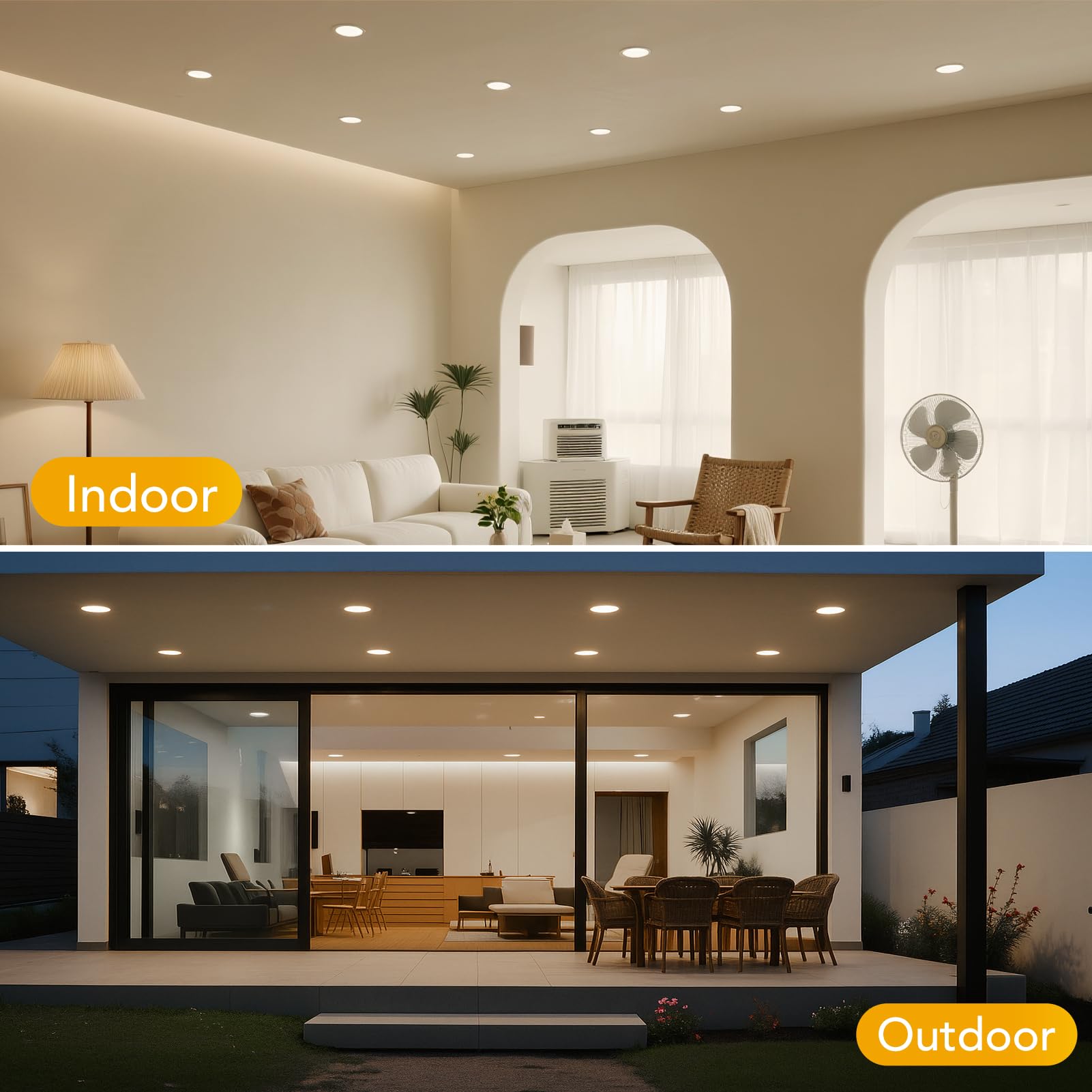 PAR30 LED Bulbs UL Listed, Dimmable Light Bulb, 11 Watt(75W Equivalent) Spotlight, E26 Base, 3000K Warm White Flood Light Bulbs for Living Room Kitchen Hotels Showroom, Indoor/Outdoor (6 Pack)