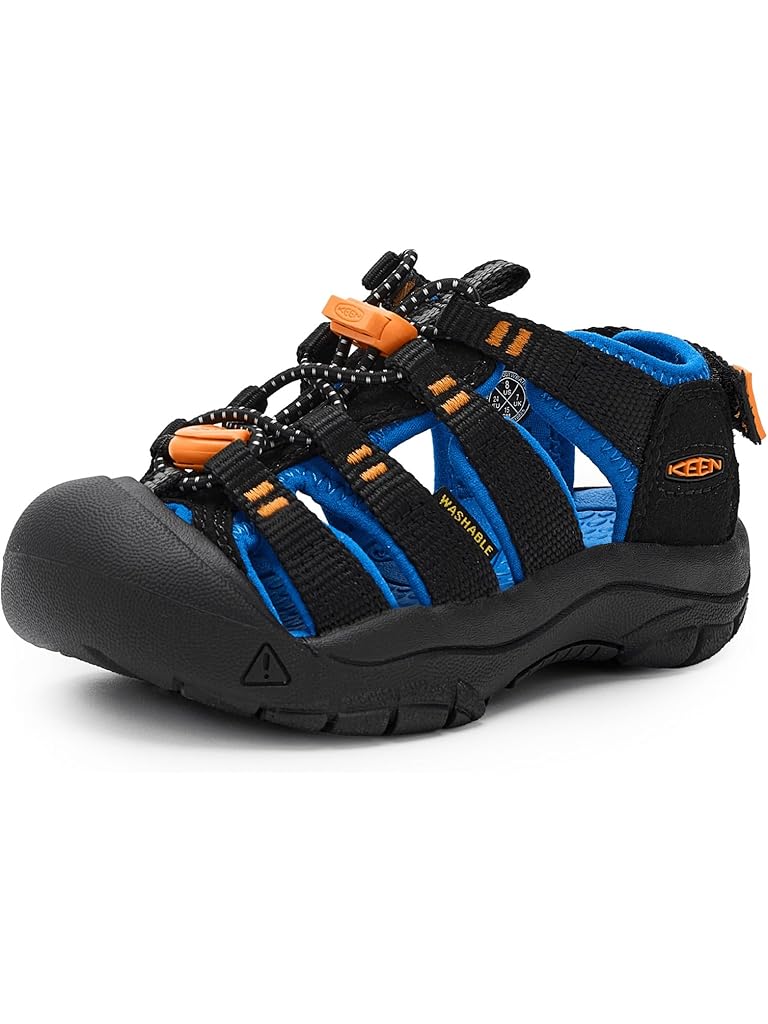 Black KEEN Newport Boundless Sandal (Toddler/Little Kid/Big Kid)