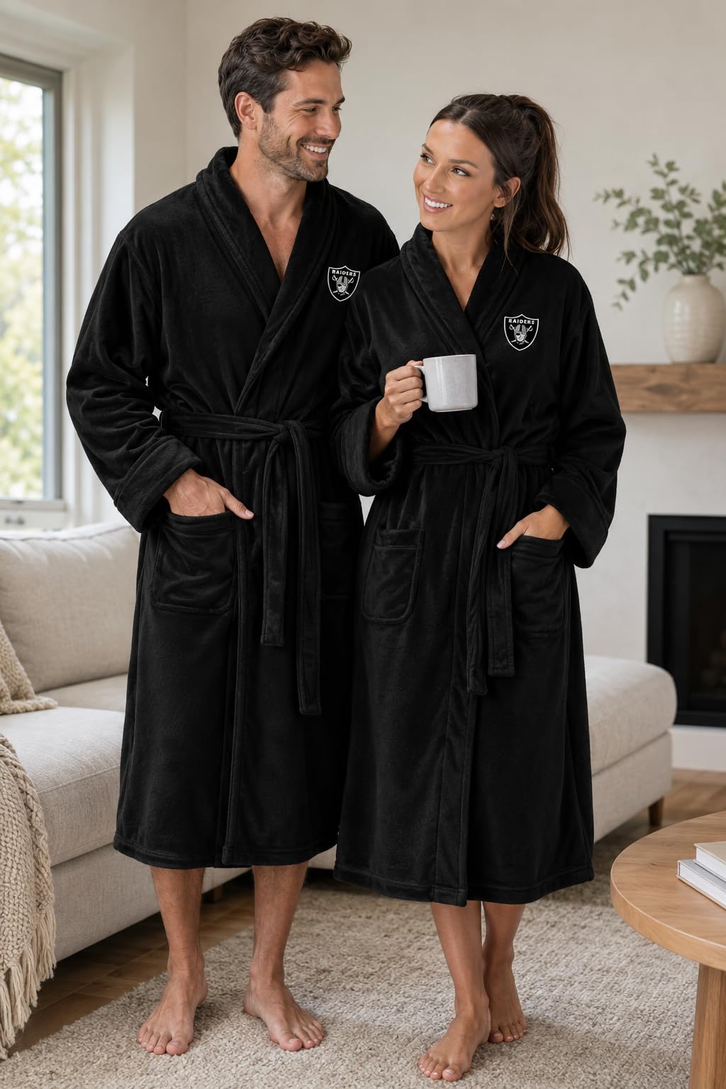 Northwest NFL Silk Touch Lounge szlafrok męski, L/XL, Kolory zespołu, rozmiar uniwersalny