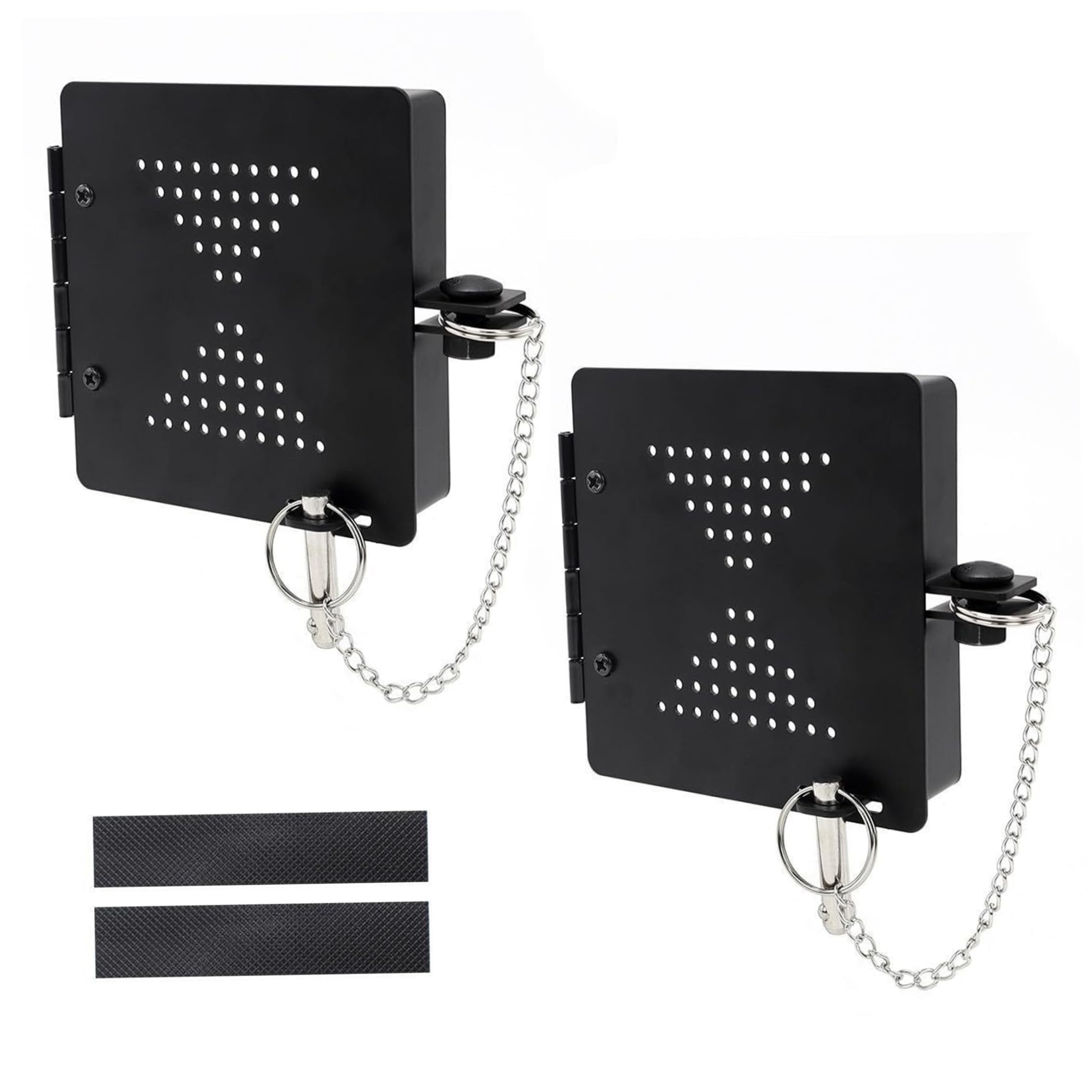 Tapas de parachoques para RV en rutas largas, protector ventilado de manguera, 2 piezas 7