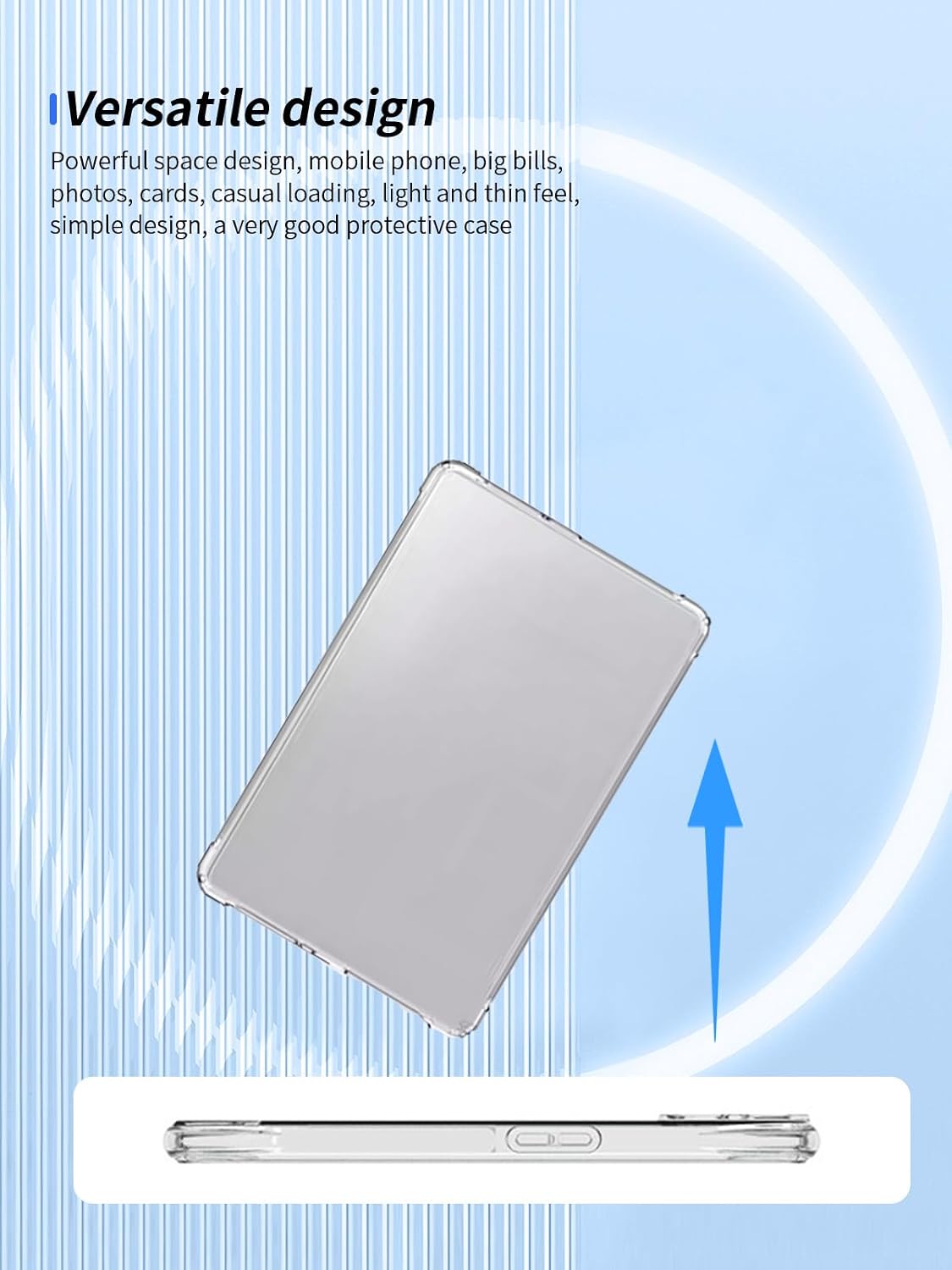 for Xteink X4 4.3 inch E-Readers Case,Ultra-Thin Full Coverage Corner,BOVUGAC Soft TPU Shockproof Kids Friendly for Xteink X4 4.3" Case Cover (Clear)