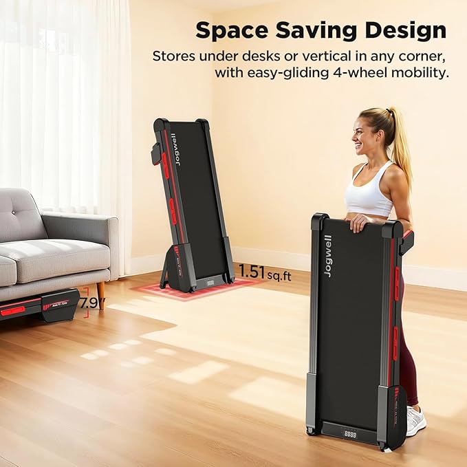 Caminadora Eléctrica Plegable con Inclinación 15% Negro miniatura 5