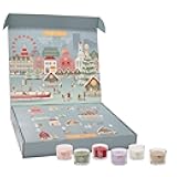 Signature Votive Mini Candle Jars 12 Days of Christmas Candle Advent Calendar, 1.3 OZ Glass Jar (Variety Pack)