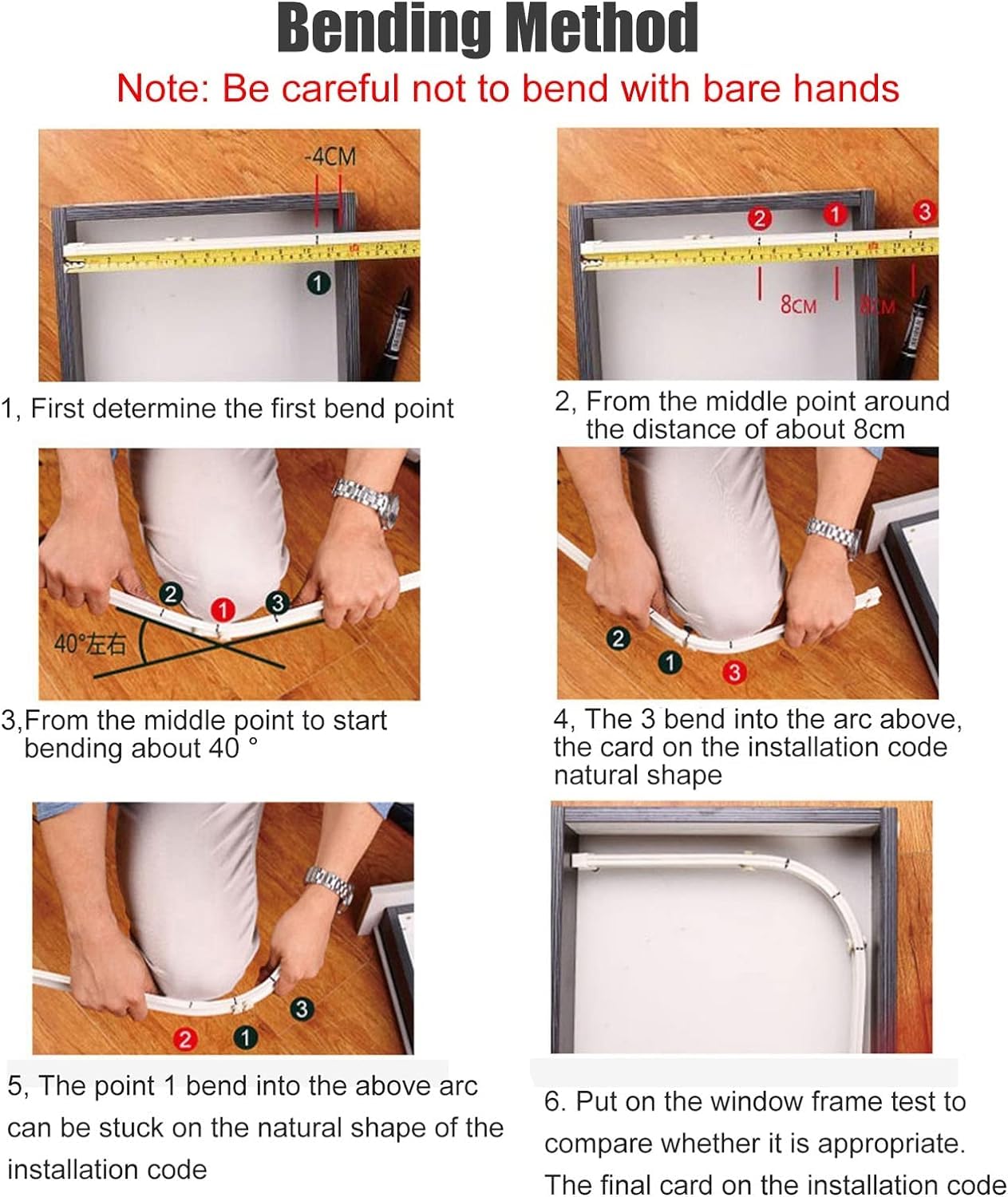 Binario flessibile per soffitto, resistente, pieghevole, divisorio, in alluminio, kit per doccia per camper, finestra a bovindo, 2 m, durevole e versatile (colore: scuro)