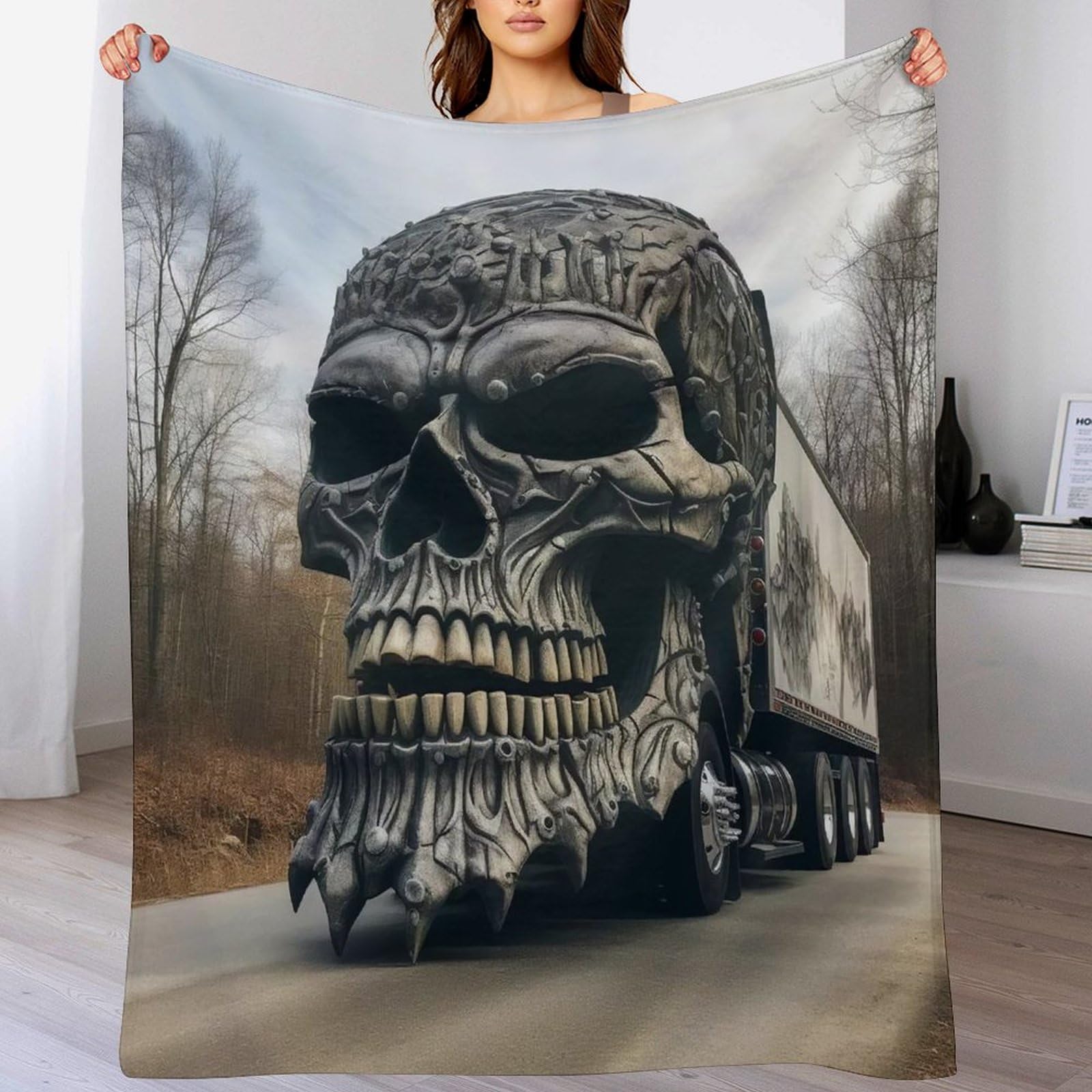 Manta de forro polar para camión de franela suave y ligera 130x150 cm