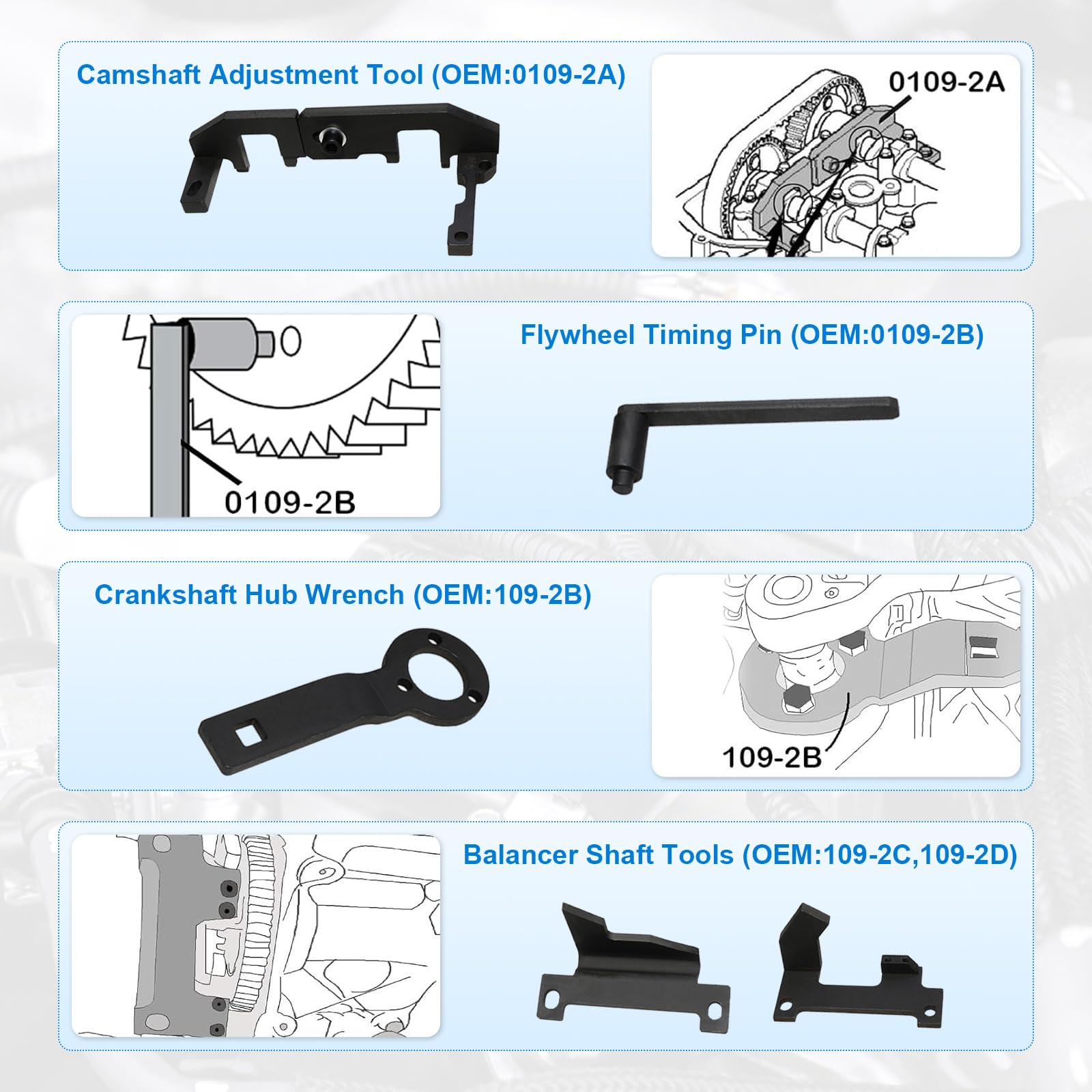 Topolenashop Kit Messa In Fase Motori Benzina Compatibile Per - Foto 4