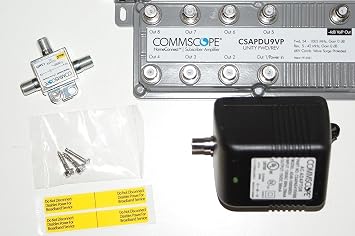 Commscope New CSAPDU9VP 9 Port Cable Amplifier Faster Internet Phone Comcast