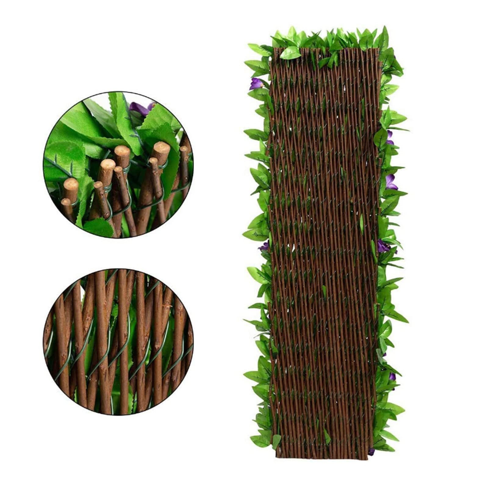 Efeu Sichtschutz Outdoor, Sichtschutz Efeu, Balkon Sichtschutz Bltter,  Knstliche Hecke, Sichtschutz Kunstpflanzen, Sichtschutz Bltter,  Pflanzenwand Knstlich, Sichtschutz Knstliche Hecke 120cm : Amazon.de:  Garten
