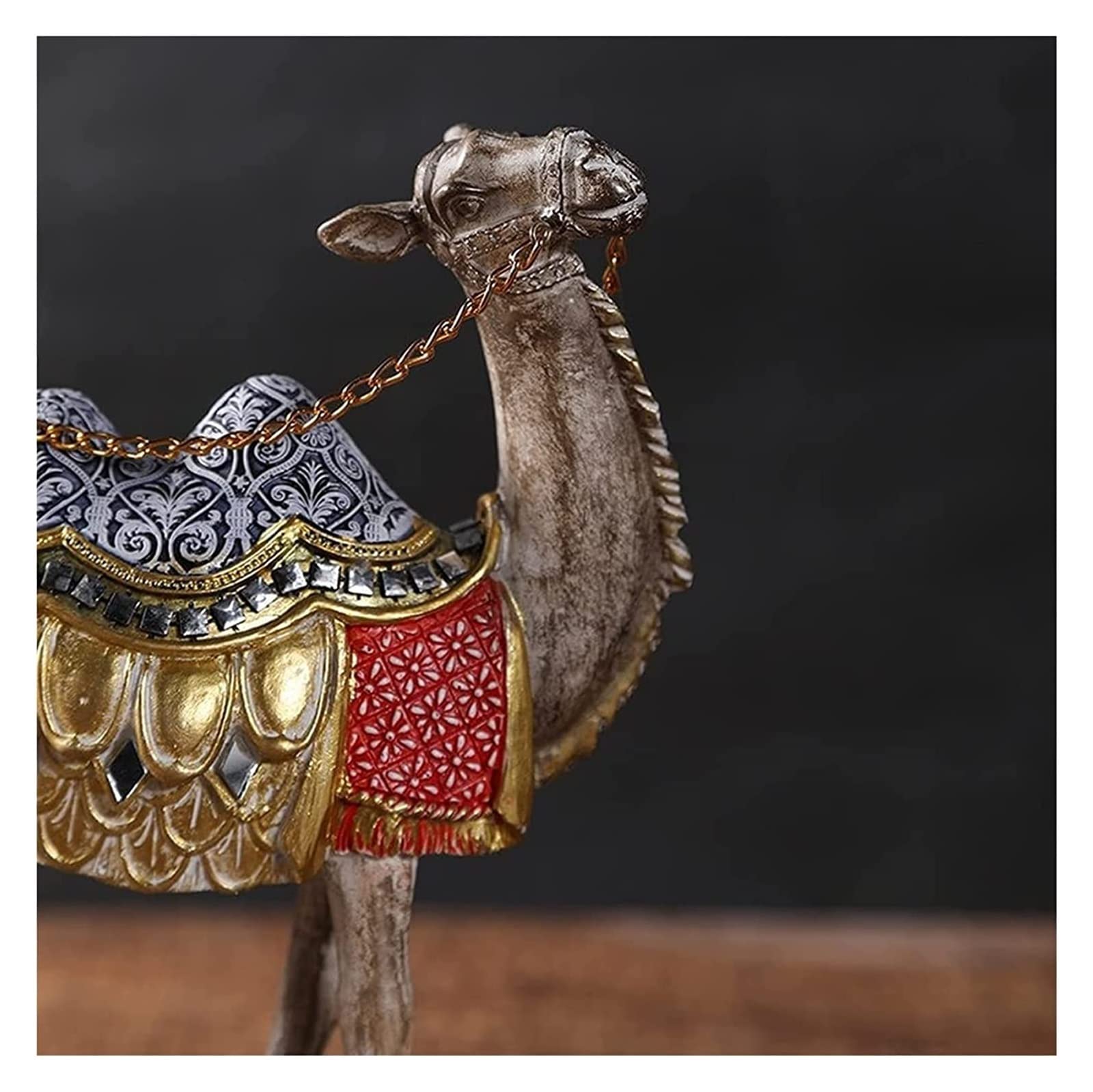 Amazon.co.jp: 彫刻 置物・オブジェ ラクダの樹脂像 5 インチの置物