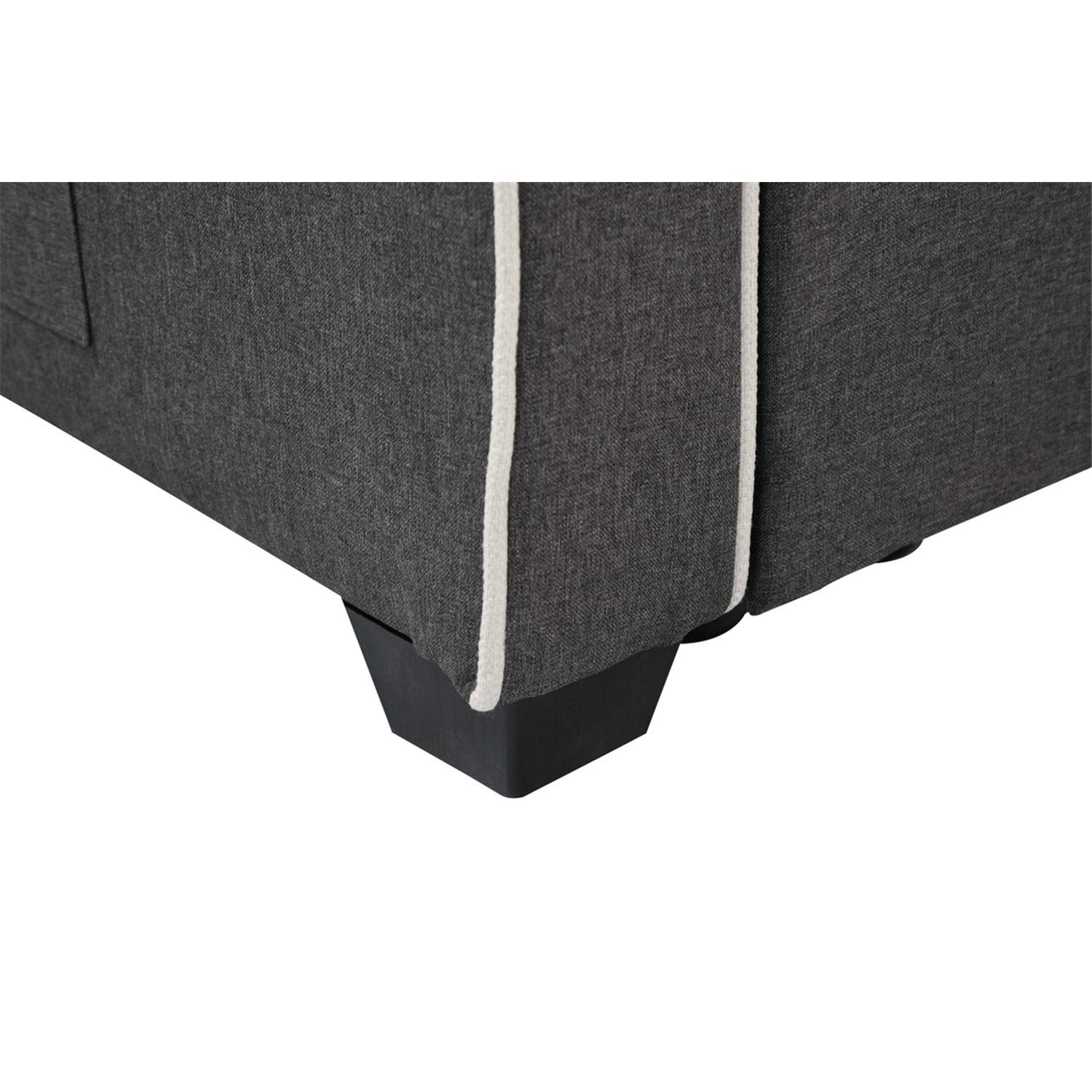 Lilola Home Cody Fabric Sleeper Sofa with 2 USB Charging Ports and 4 ...