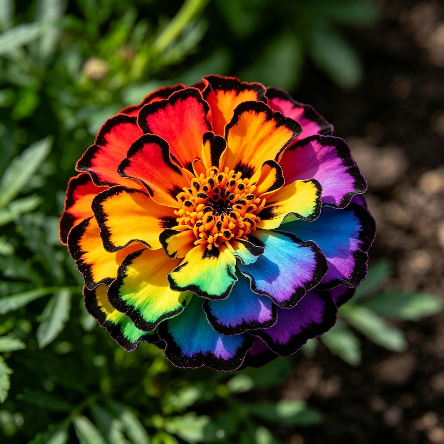 French Marigold(Tagetes patula) Seeds-Hardy Perennial,Suitable for Garden Plants, Landscape Design, Indoor and Outdoor Potted Plants, Vibrant Floral Display Garden-1000pcs-R — image 1