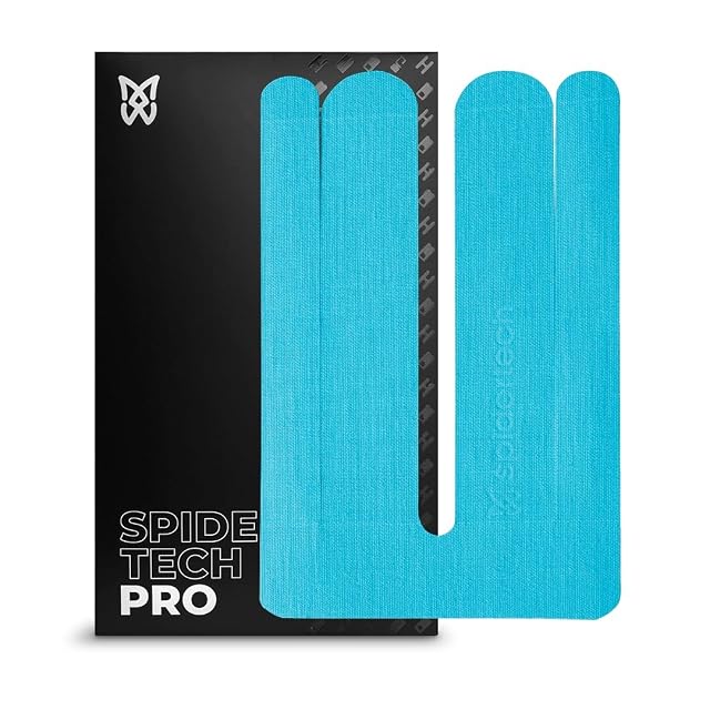 Spidertech Professional Pre-Cut Cotton Kinesiology Tape for Lower Back Pain and Support - for Athletes Sports Physiotherapists and