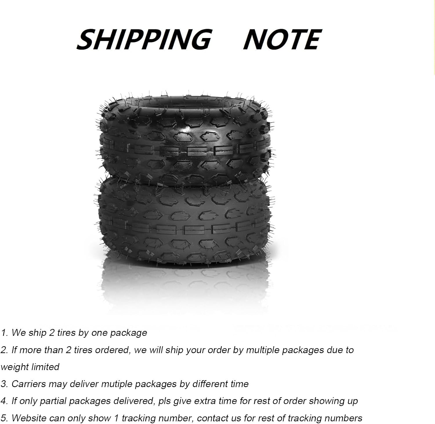 145/70-6 Go Kart Tires 145 70-6 ATV Street Sport Tires Tubeless Set of 2