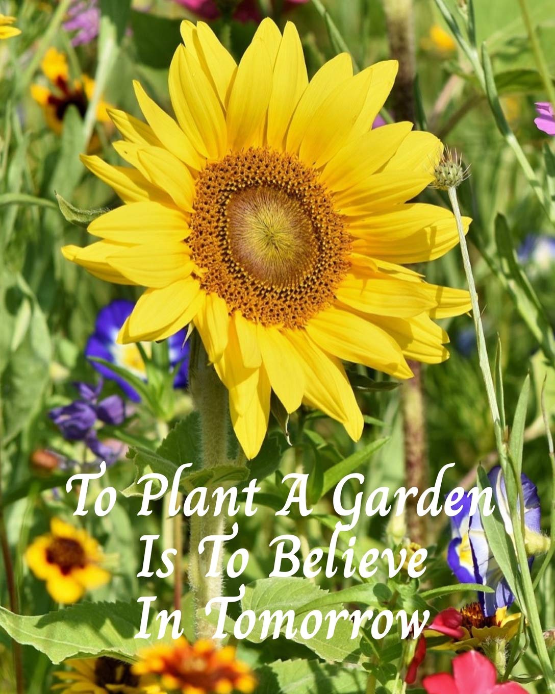 To Plant A Garden Is To Believe In Tomorrow: Gardening Notebook Planner For Gardeners