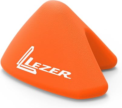 LEZER Trigger Massage Point, Manual Massage Ball, Hip Hook, Muscle Knot Release Tool, Deep Tissue Relief, Hip Flexor Iliacus Back Psoas Hand Foot Myofascial, Physical Therapy, 7.4 x 5.3 cm Orange