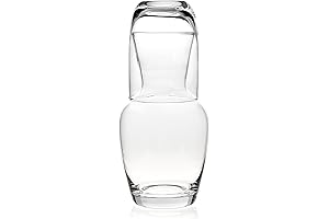 Water Carafe Glass: Trinkware's Exquisite Nighttime Set