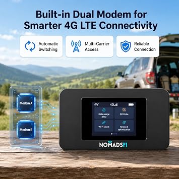 PocketFi X 4G LTE Black Mobile Hotspot Device with 10GB U.S. Data