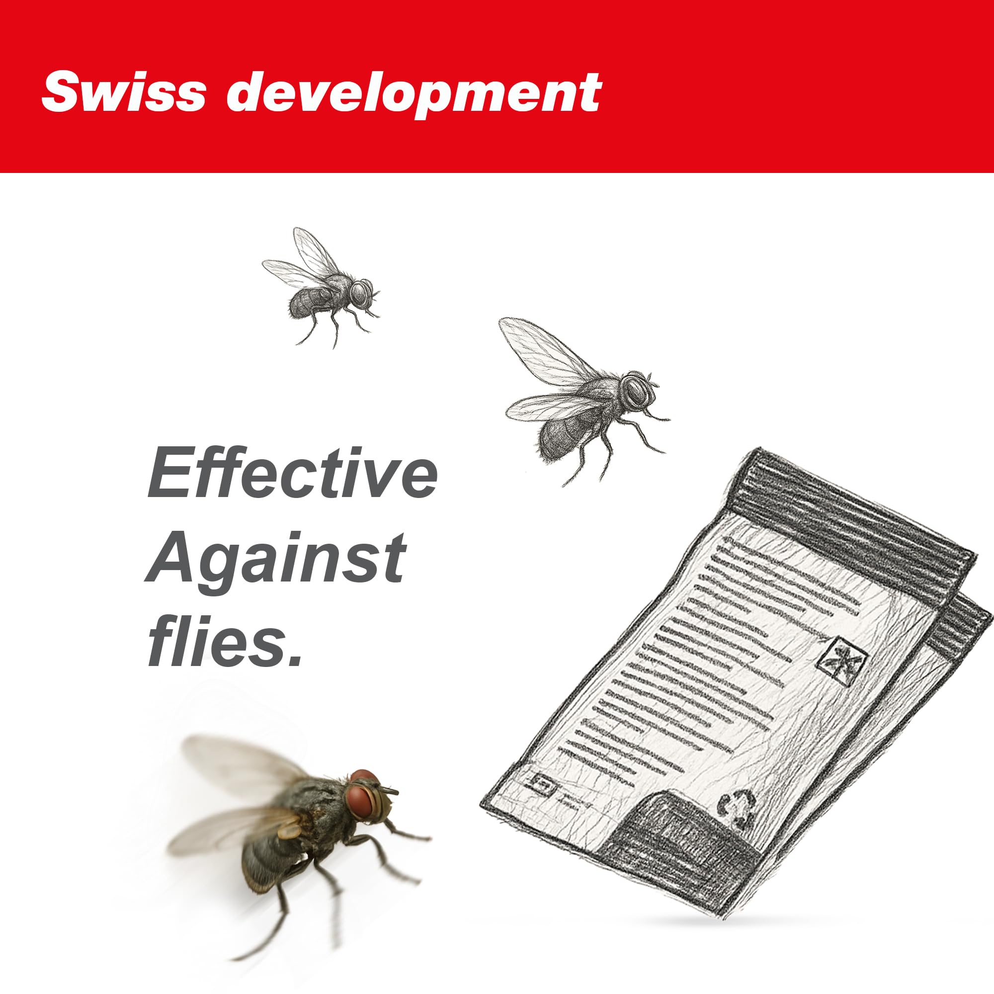 SWISSINNO Fly Trap Bait Refill - 2 Pack Liquid Attractant for Outdoor Fly Catchers Compatible with SWISSINNO Traps - Image 2