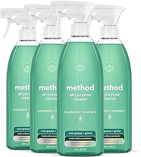Method All-Purpose Cleaner, Eucalyptus + Rosemary, 28 fl oz, 4 pack