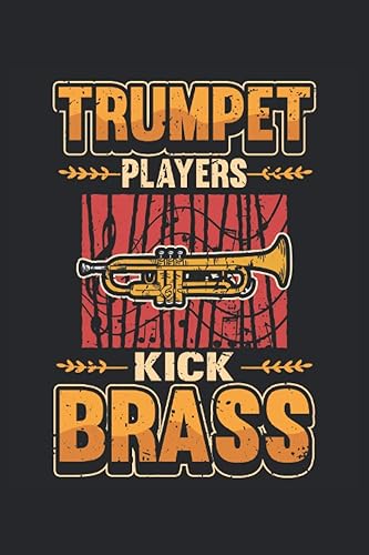 Cuaderno de trompeta Los trompetistas patean latón Cuaderno para banda de viento, músico y orquesta diario diario para notas y planificación