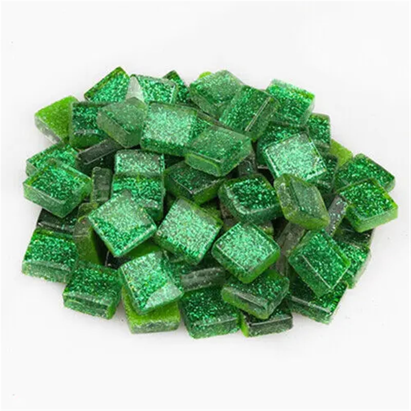 Mosaic Making Supplies 100g Glitter Glass Mosaic Tiles Crafting Pieces Art Hobbies Assorted for Craft arte(Color3)