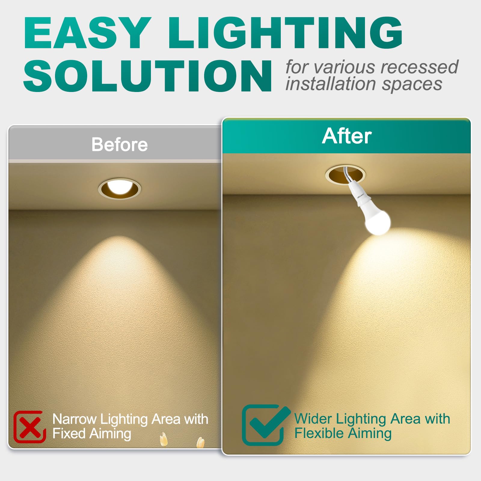 Light Socket Extenders - 2 Pack -6