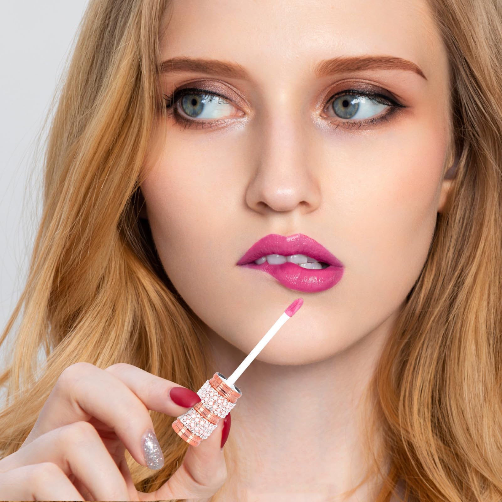 20 Piezas Tubo de Brillo Labial Vacías 5ml Abs Reutilizable