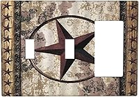 Vista 80 de Azulejo mediterráneo azul de 1 banda cubierta de toma de corriente Talavera mosaico mexicano marroquí mosaico dispositivo de palanca individual