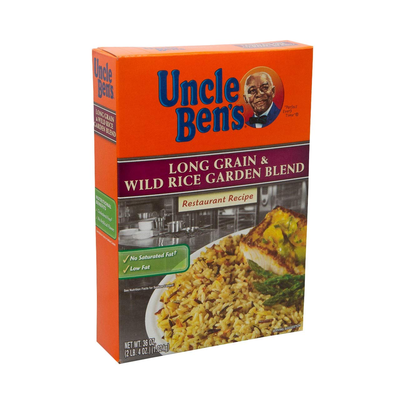 Rice Uncle Bens Long Grain &Wld Garden 6 Case 36 Ounce