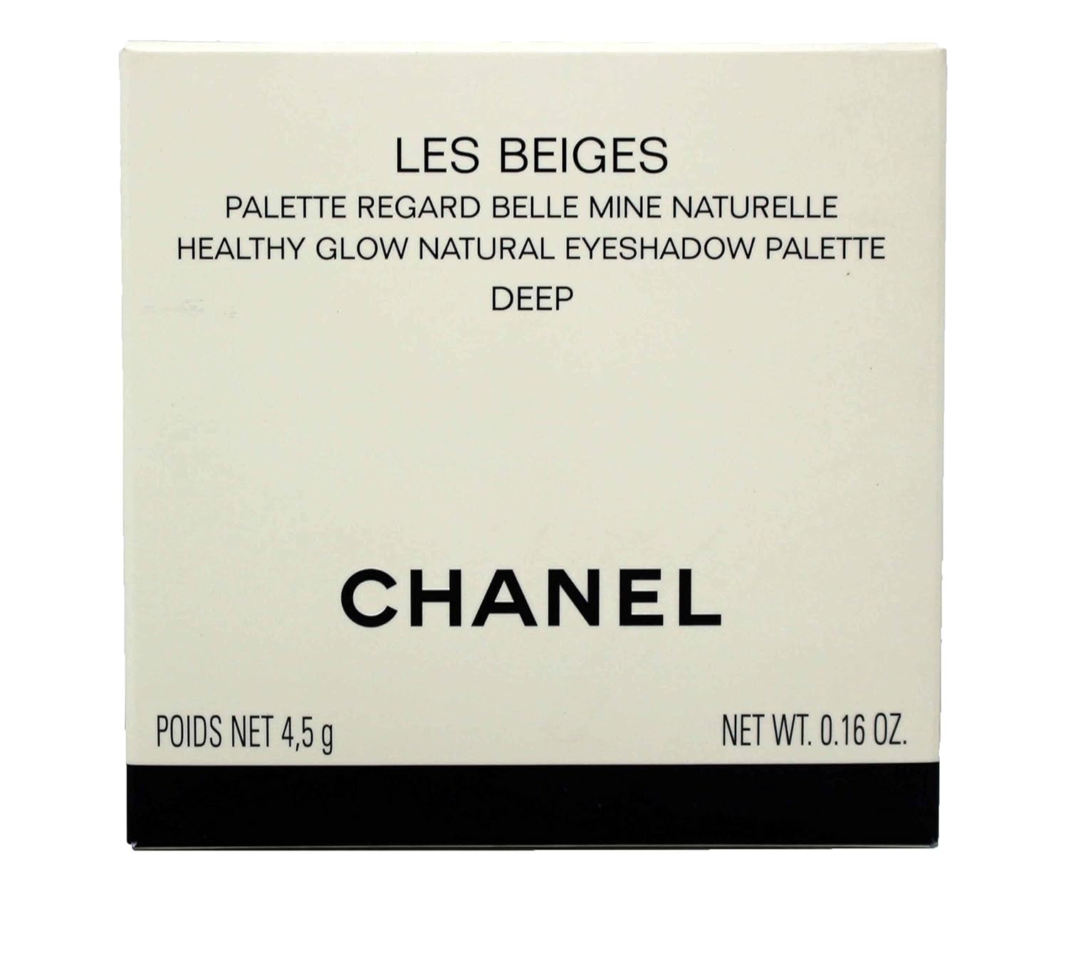 CHANEL Les Beiges Healthy Glow Natural Eyeshadow Palette Deep, 0.16 Fl Oz