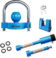Vista 7 de RETRUE Juego de Cerraduras de Remolque con Llave Igual, Kit de Bloqueo para Remolcar y Almacenar Incluye Cerradura de Acoplador Universal