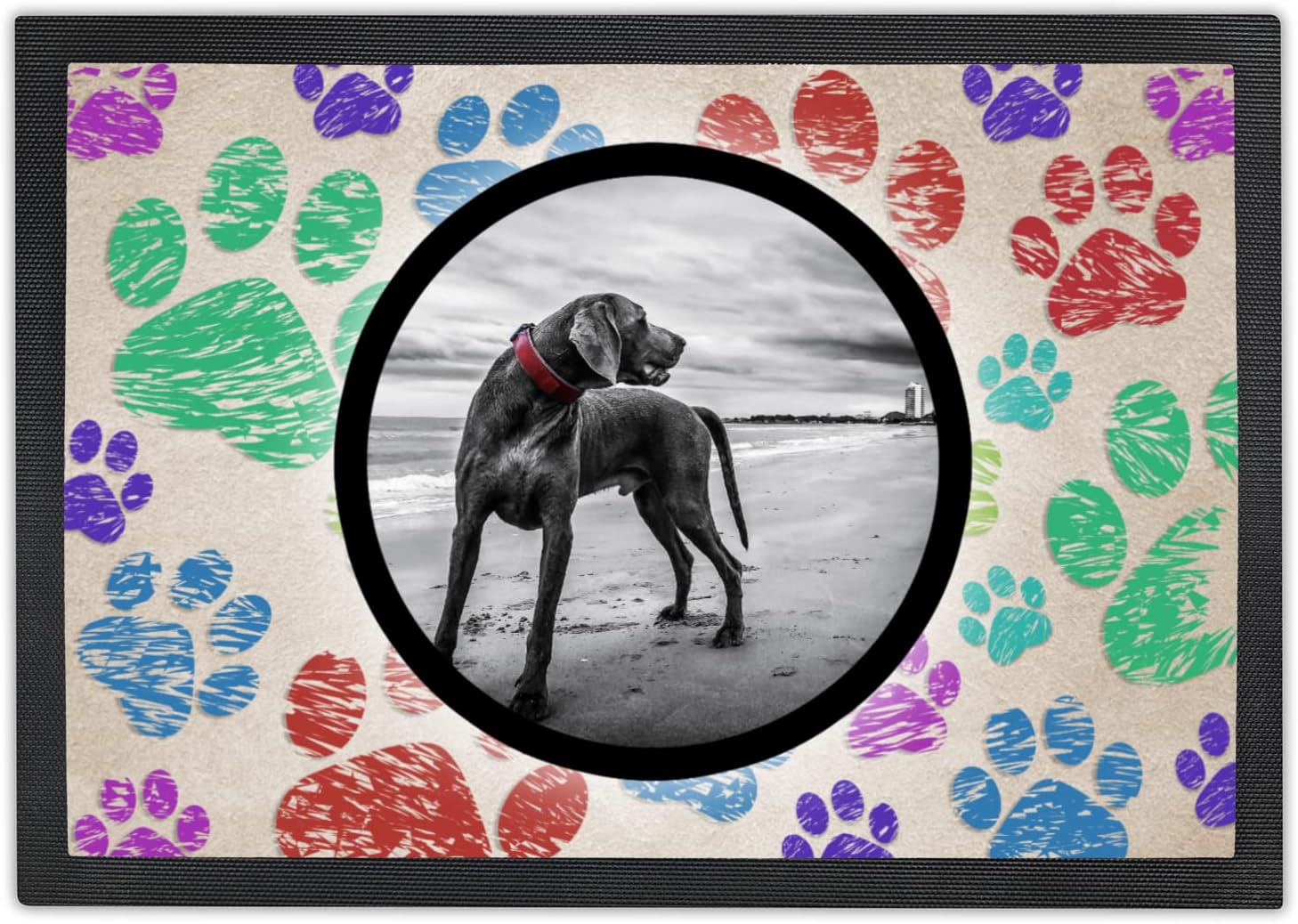 Sentiment House Personalized Door Mat Dog Door Mat