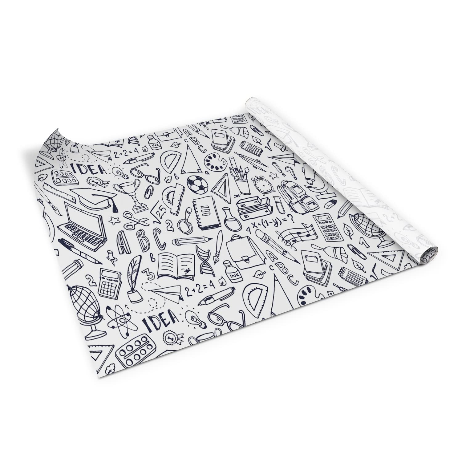 Pegatina lamina adhesiva 100x50cm para comoda y suministros escolares