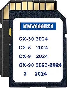 2024 GPS Navigation SD Card Fits 3 Cx-30 Cx-5 Cx-9 Cx-90 USA/Canada/Mexico | KMV666EZ1