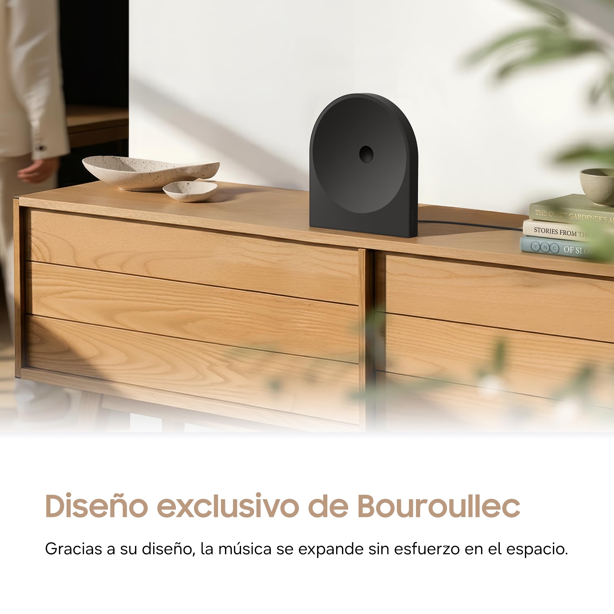 Samsung Głośnik HW-LS51H/XC, ekskluzywny design od Bouroullec, bezprzewodowy Dolby Atmos®, Q-Symphony