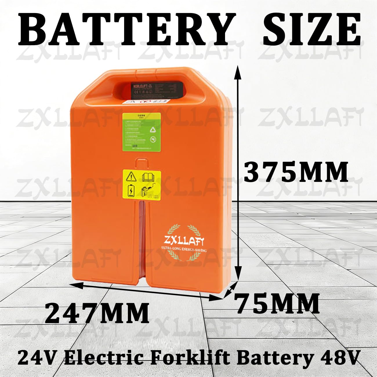 24V Batteria Transpallet Elettrico 48V Batteria al Litio 20Ah 36Ah Batterie Carrelli Elevatori Elettrici Batterie LiFePO4 per Sollevatore Telescopico PTE15N