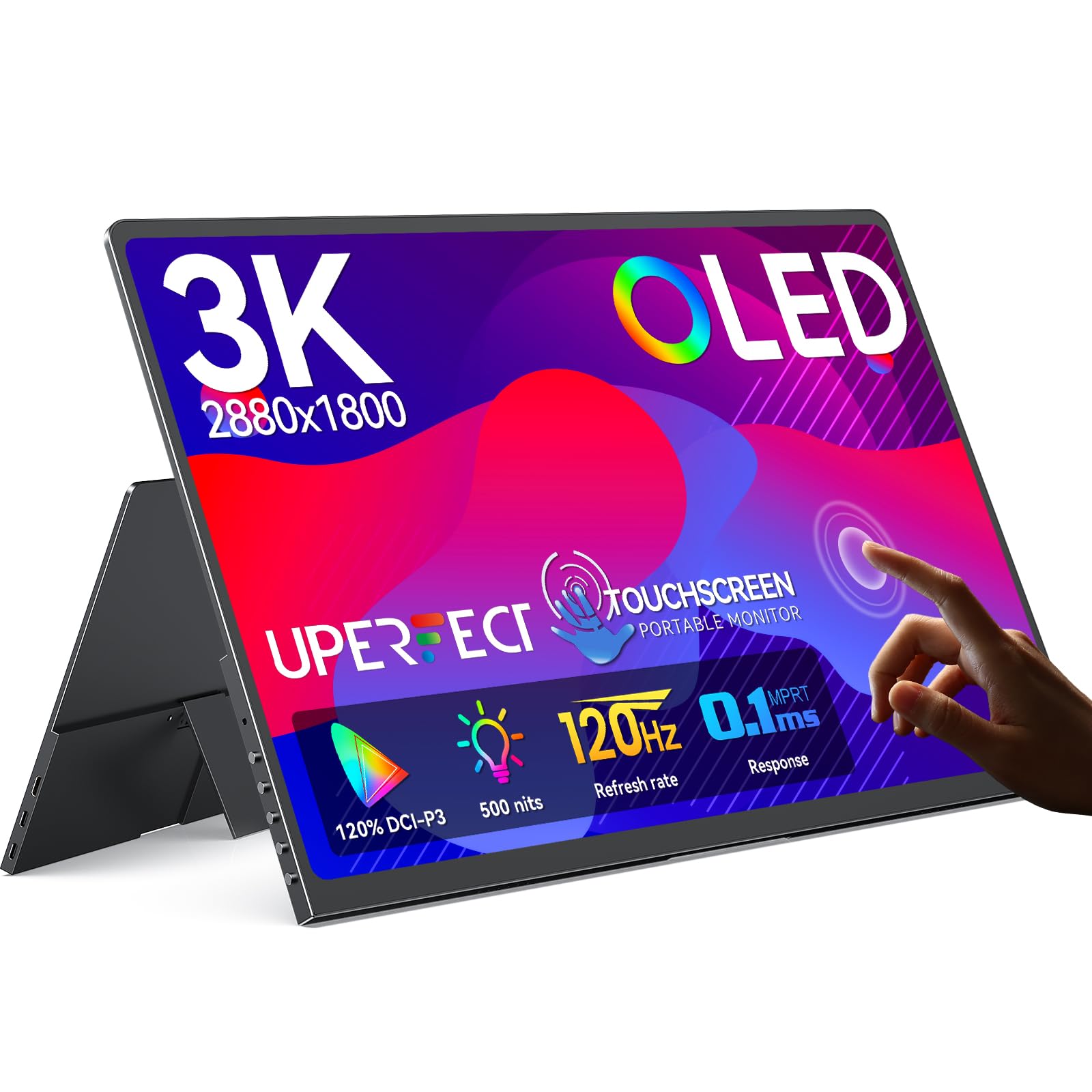Amazon.com: UPERFECT Touchscreen OLED Portable Monitor 14