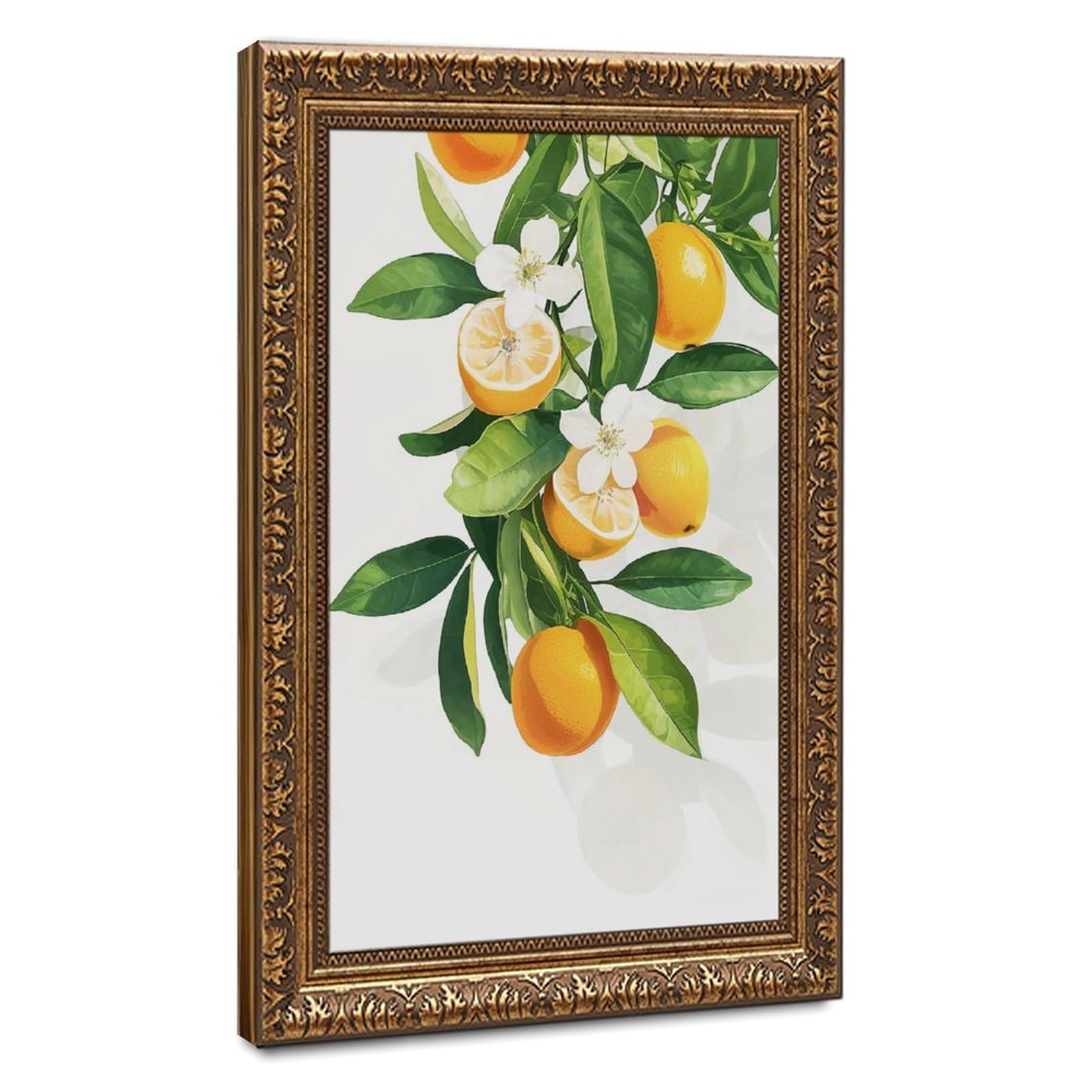 Bareronor Botanical Oranges Canvas Poster Bedroom Decor Landscape Office Room Decor Gift 20" L X 30" W