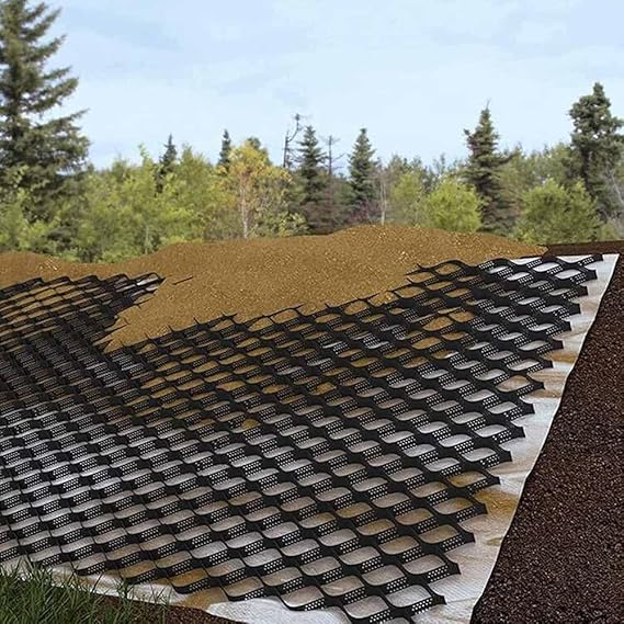 Bodengitter 5,1 cm hoch, GeoGitter, flexibel, faltbar, WabenKies